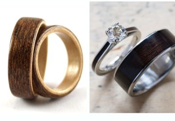 vjenčano prstenje od drva